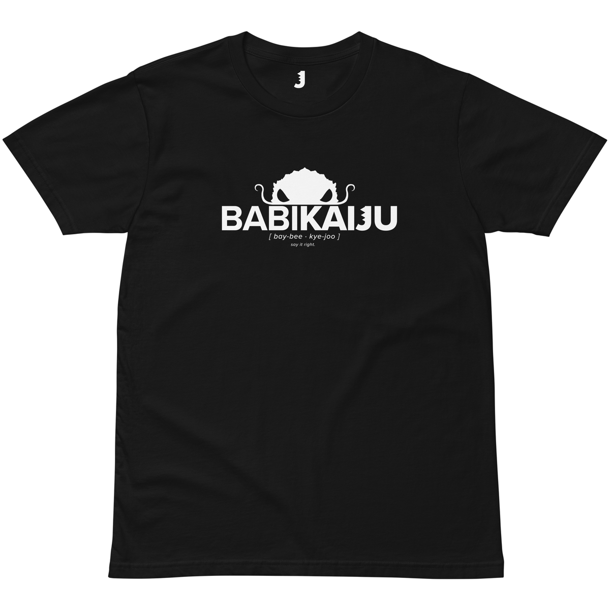 PEEK-A-KAIJU — Black Unisex Tee
