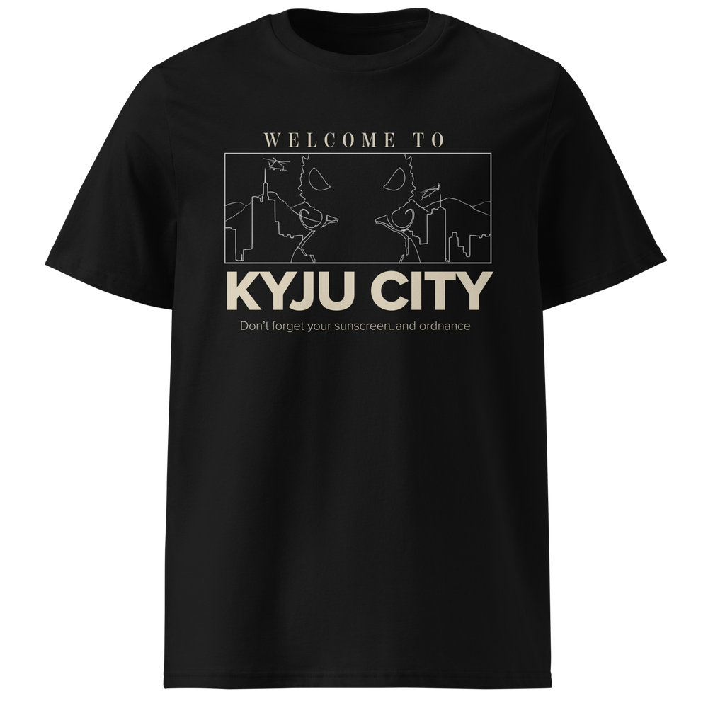 Welcome To Kyju City- Black Tee by BabiKaiju